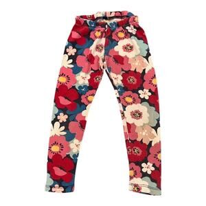 Gymboree Girls Size 4T Flower Print Stretch Pants